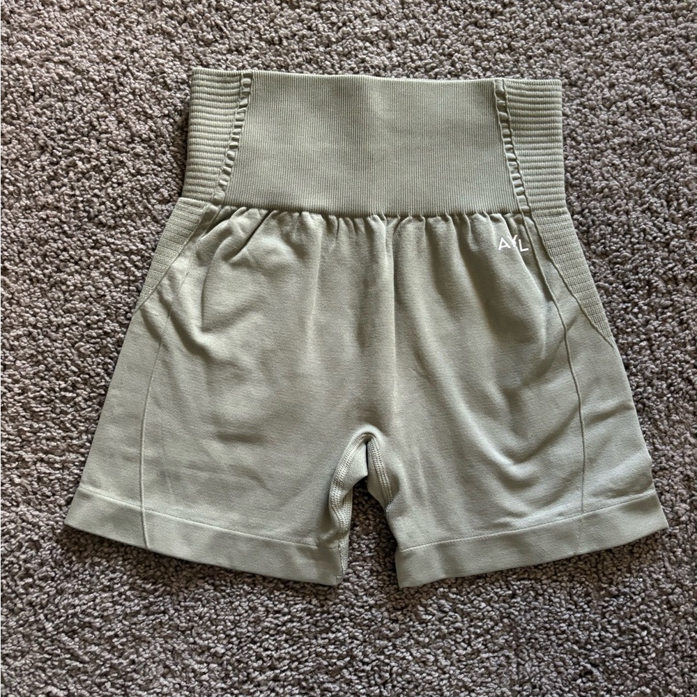 Aybl Olive Green Balance V2 Shorts